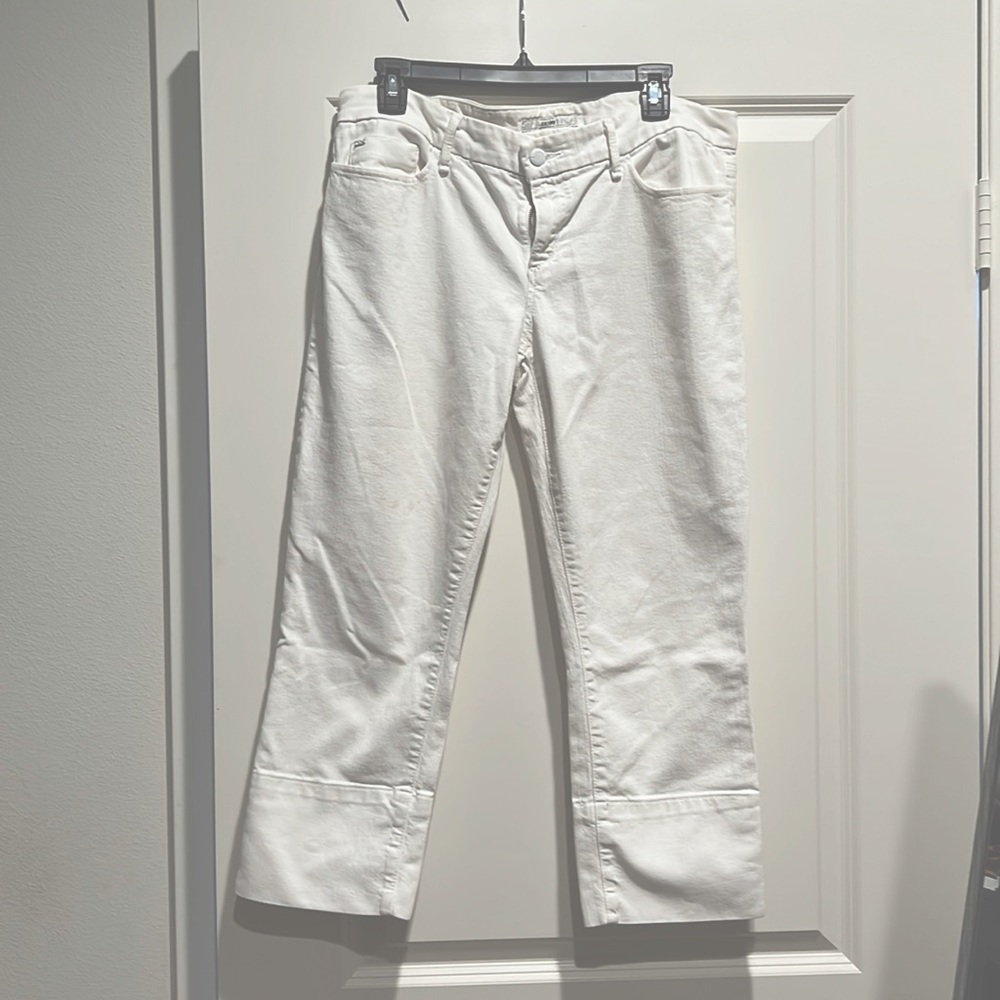 joe's socialite kicker classic fit cropped denim jeans